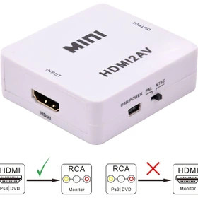 مبدل تصویر مینی مدل HDMI به AV
